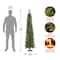 6ft. Pre-Lit Nooksack Fir Pencil Artificial Christmas Tree, Warm White LED Lights